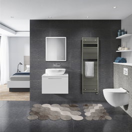 Mijölnir Juego de alfombrillas de baño marrón (2 piezas)